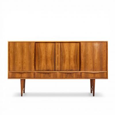  E W BACH E W Bach for Sejling Mid Century Danish Rosewood Credenza