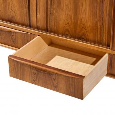  E W BACH E W Bach for Sejling Mid Century Danish Rosewood Credenza