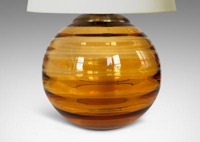  EDA Glasbruk Table Lamp by EDA Glasbruk Attrib 