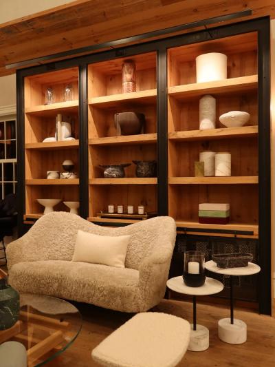  ELDVARM EMMA CANDLE HOLDER IN BLACK WITH BLACK DETAIL