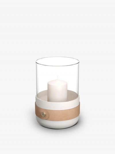  ELDVARM EMMA CANDLE HOLDER IN GLASS AND STEEL