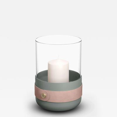  ELDVARM EMMA CANDLE HOLDER IN GLASS AND STEEL