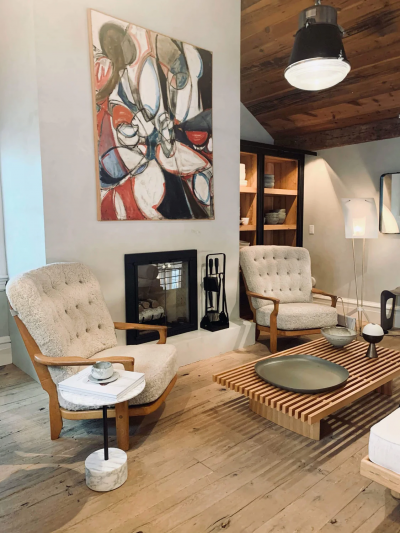  ELDVARM EMMA FIREPLACE TOOL SET WITH BRASS DETAILS IN BLACK