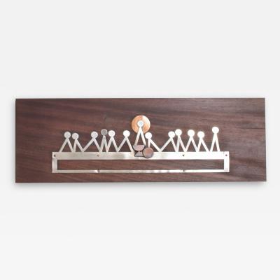  EMAUS Last Supper Abstract Wall Sculpture Modernist Plaque by Emaus Monks Mexico 1960s
