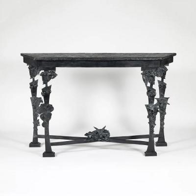  EMM E PARIZOT CARIATIDES CONSOLE