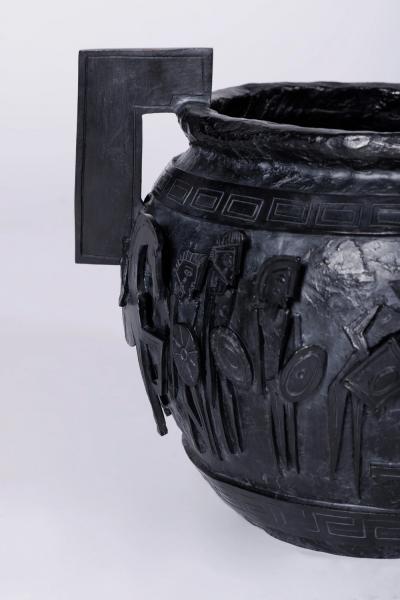  EMM E PARIZOT Party and Triumph Vases