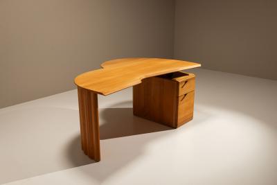  Eb nisterie Seltz Adjustable Desk in Beech Produced by Seltz France 1980s