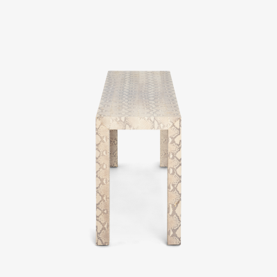  Edelman Leather Edelman Python Leather Parsons Console
