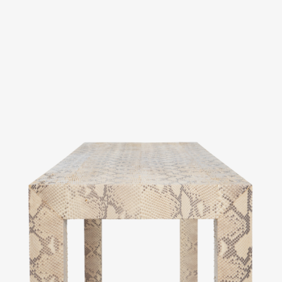  Edelman Leather Edelman Python Leather Parsons Console