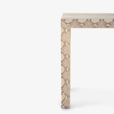  Edelman Leather Edelman Python Leather Parsons Console