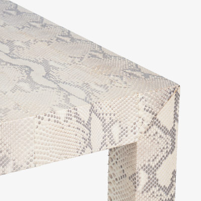  Edelman Leather Edelman Python Leather Parsons Console