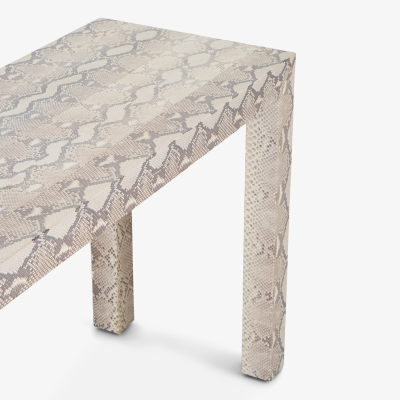  Edelman Leather Edelman Python Leather Parsons Console