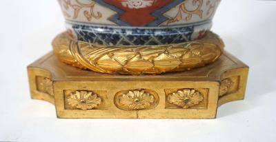  Edme Samson et Cie Samson Porcelain Imari Temple Jar on Ormolu Bronze Base circa 1850