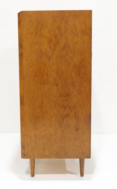  Edmond J Spence Edmond Spence Wavy Front Bachelors Chest in Maple