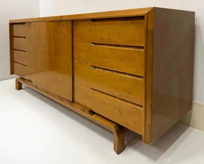  Edmond J Spence Swedish Mid century Modern Edmond Spence Credenza with 9 drawers