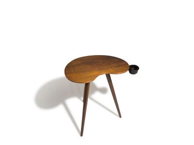  Edmund J rgensen Danish Edmund Jorgensen Walnut Kidney Shape Side Table