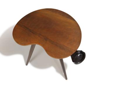  Edmund J rgensen Danish Edmund Jorgensen Walnut Kidney Shape Side Table