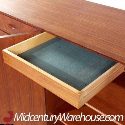  Edvard Valentinsen Edvard Valentinsen Mid Century Danish Teak Tall Credenza
