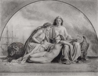  Edward Armitage In Memory of the Great Fire at Chicago