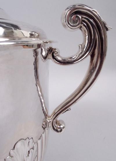  Edward Barnard Sons English Victorian Neoclassical Britannia Silver Trophy Cup 1896