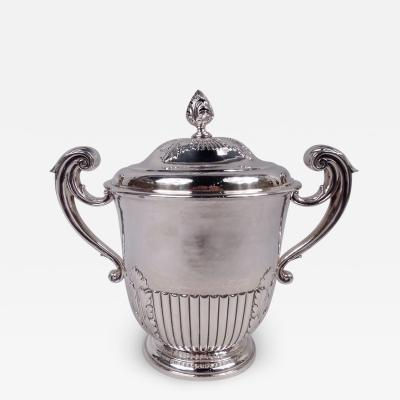  Edward Barnard Sons English Victorian Neoclassical Britannia Silver Trophy Cup 1896