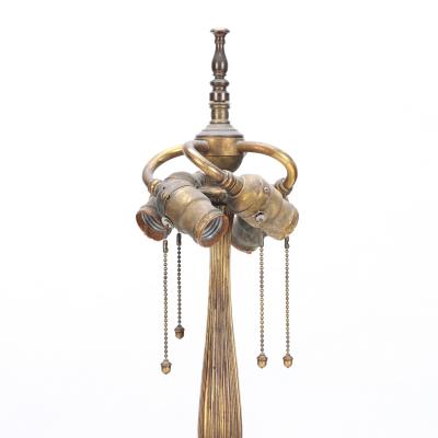  Edward F Caldwell Co Caldwell Lighting An Antique Silver and Bronze Floor Lamp by E F Caldwell early 20th C 