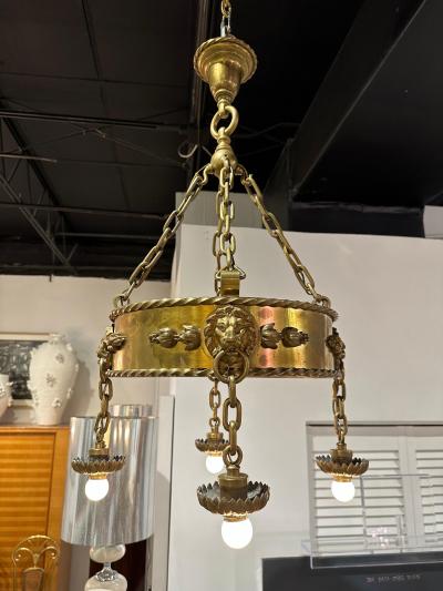 Edward F Caldwell Co Caldwell Lighting E F Caldwell Important Bronze Chandelier