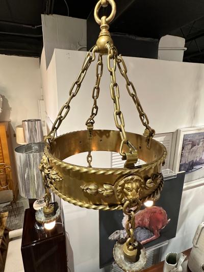  Edward F Caldwell Co Caldwell Lighting E F Caldwell Important Bronze Chandelier