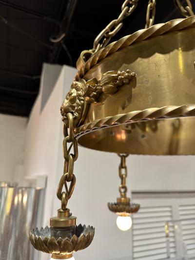  Edward F Caldwell Co Caldwell Lighting E F Caldwell Important Bronze Chandelier