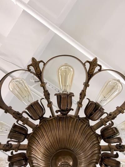  Edward F Caldwell Co Caldwell Lighting Edward F Caldwell Bronze Chandelier