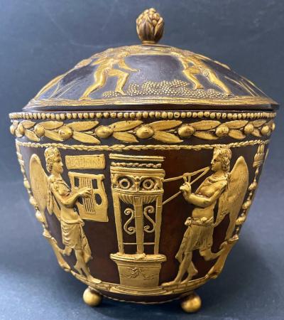  Edward F Caldwell Co Caldwell Lighting Music and Wine E F Caldwell Bronze Bowl Greek Renaissance Motifs