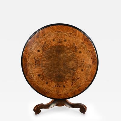  Edward Holmes Baldock A Fine Victorian Marquetry Centre Table Attributed to Blake Co E H Baldock