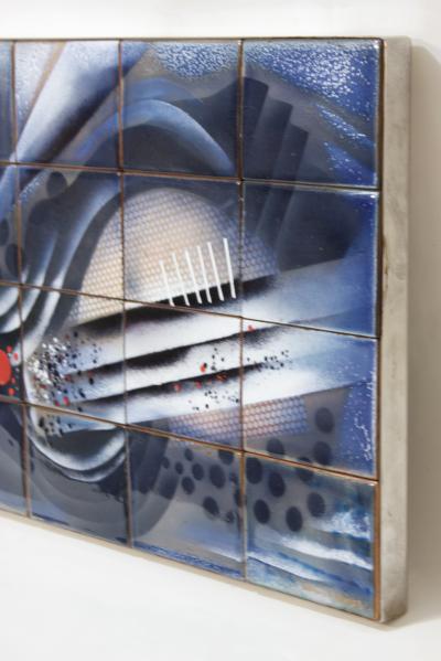  Edward Winter Enamel Wall Panel by Edward Winter Rhythm of the Spheres 