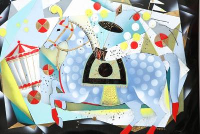  Edward Winter Enamel Wall Panel by Edward Winter made in USA