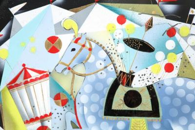  Edward Winter Enamel Wall Panel by Edward Winter made in USA