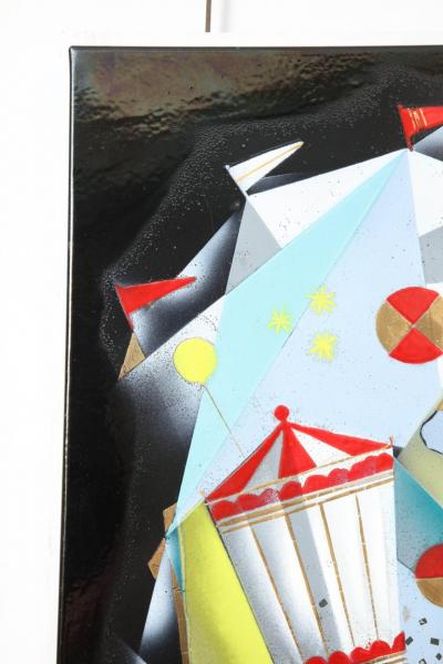  Edward Winter Enamel Wall Panel by Edward Winter made in USA