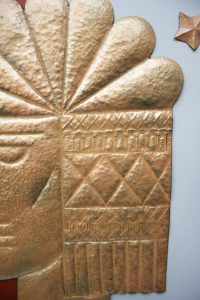  Edward Winter Enamel Wall Panel by H Edward Winter