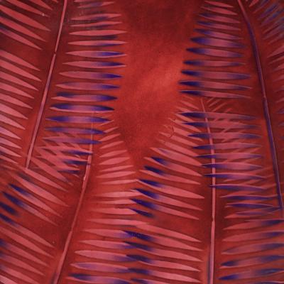  Edward Winter Transparent Enamel Metal Plaque by H Edward Winter