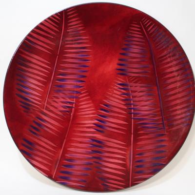  Edward Winter Transparent Enamel Metal Plaque by H Edward Winter