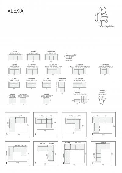  Egoitaliano Alexia Sofa