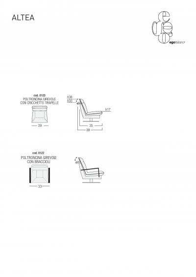  Egoitaliano Altea Armchair