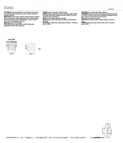  Egoitaliano Diana Armchair