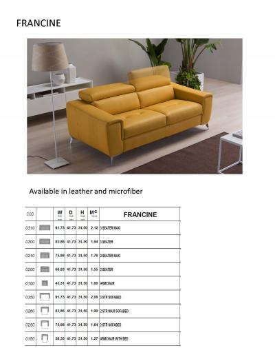  Egoitaliano Francine Sofa Bed