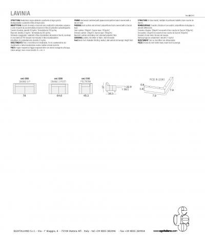  Egoitaliano Lavinia Sofa