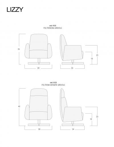  Egoitaliano Lizzy Armchair