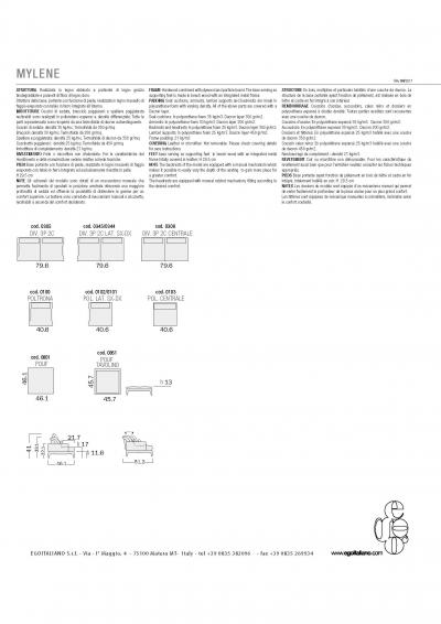  Egoitaliano Mylene Sofa