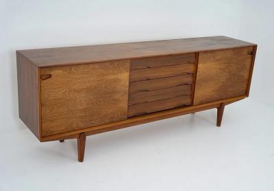  Egon Kristensen Scandinavian Midcentury Rosewood Sideboard by Egon Kristensen
