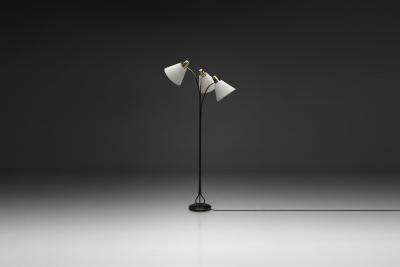  Elektrofabriks Aktiebolaget Eskilstuna Adjustable Floor Lamp for Eskilstuna Elektrofabrik AB Sweden Mid 20th C