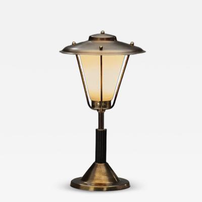 Elidus Model 602 Brass Table Lamp by Elidus Sweden ca 1940s