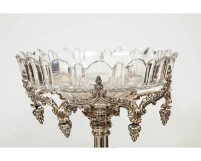  Elkington Co A Rare 1859 Elkington Silvered Bronze Victorian Trophy Centerpiece